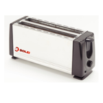 Tostadora Solei S-282 Doble Grande 4 rebanadas