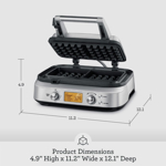 Waffle Maker Breville Smart Pro 2 Rebanadas, Acero Inoxidabl