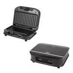 Sandwichera Aas970 Grilltoast Color Negro Liliana 850w