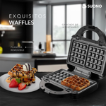 Sandwichera Waflera Suono HOG0162 3 en 1 Antiadherente 750W
