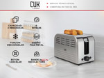 Tostadora Eléctrica Cuk By Gadnic 2 Rebanadas Funcion Descongelar 