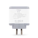 Cargador de Pared con Puerto Tipo C y Puerto USB Tgw ICHAR35G-WG