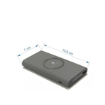 Cargador Portatil Power Bank Doble Inalambrico Qi 10000 Mah - GRIS 
