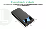 Power Bank Carrello Xc112 Usb Micro Usb-c Lightning 30000mah