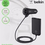 Cargador USB x 4 puertos de Auto Belkin Road Rockstar