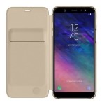 Funda Samsung Wallet Cover A6+ Gold