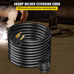 Cable De Extensión Vevor De 40 Amperios 50 Pies Para Solda