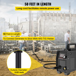 Cable De Extensión Vevor De 40 Amperios 50 Pies Para Solda
