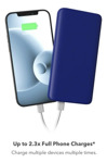 Bateria Externa Mophie Power Boost 10k - Azul Cobalto