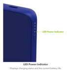 Bateria Externa Mophie Power Boost 10k - Azul Cobalto
