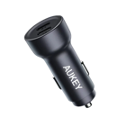 Cargador de coche Aukey Dual de 65 W y 2 puertos