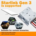 Convertidor de corriente xhuic de 12 V a 57 V DC Step Up para Starlink Gen