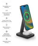 Cargador Magnetico Mophie - Wireless 2 En 1