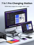 Estación de carga UGREEN USB-C de 100 W con toma de corriente alterna 7 en 1 GaN