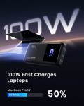 Cargador para portátil Power Bank INIU de 2500 mAh, 100 W, USB C, 3 salidas