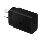 SAMSUNG CARGADOR FAST CHARGE USB-C 15W NEGRO SIN CABLE EP-T1510NBSGAR