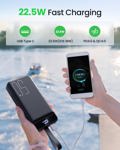 Power Bank Morfec, 5000 mAh, 22,5 W, carga rápida, USB C