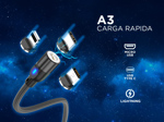 Kit Gadnic de Cargador Portátil y Cable Usb Magnético Carga Rápida