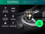 Cargador para Auto Carga Rapida 3.0 Cable Usb Tipo C 