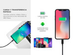 Cable Cargador USB C Gadnic Compatibilidad Universal Android 