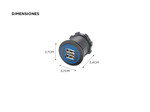 Cargador Para Auto Universal Gadnic CARCH10 Doble USB 5V