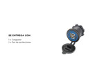 Cargador Para Auto Universal Gadnic CARCH10 Doble USB 5V