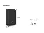 Cargador Portatil Negro Inalambrico Baseus Power Bank Carga Rapida 20000mah 20w Tipo-C 