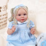 Muñeca Reborn Babeside, realista, cuerpo suave de 50 cm con caja de regalo
