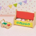 Caja de juguetes Calico Critters para bebés con conejito de nieve y panda