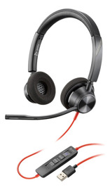 Auriculares UsbA Blackwire 3320 Con Certificación D...