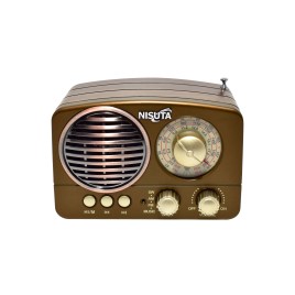 Radio Am/Fm Vintage Con Bluetooth, Dial Analogico Il...