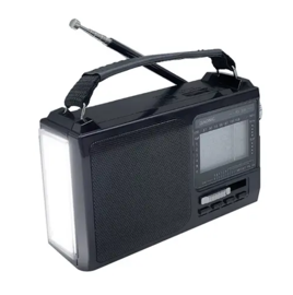 Radio Portatil Bt Inalámbrica Amfm Recargable Con L...