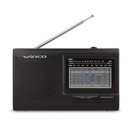 Radio Portátil De Mano W2005 Dual 9 Bandas Amfm