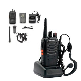 Radio Movil Handy Bf888S Antena Vhf Uhf 16 Canales