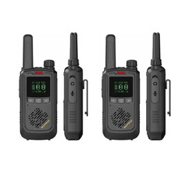 Pack 4 Radios Movil Handy  Bf T17 Batería Recargable...