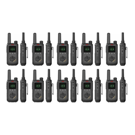Pack 20 Radios Movil Handy Bf T17 Batería Recargabl...