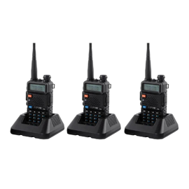 Pack 3 Radios Movil Handy Baoefeng Handie Uv5r 8W Vh...