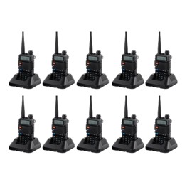 Pack 10 Radios Movil Handy Baoefeng Handie Uv5r 8W V...
