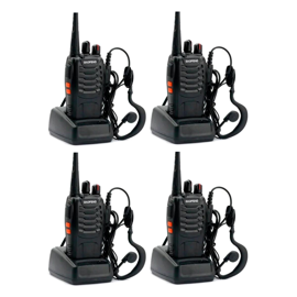 Kit X4 Radios Movil Handy Bf888S Antena Vhf Uhf 16 ...