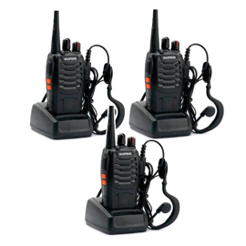 Kit X3 Radios Movil Handy Bf888S Antena Vhf Uhf 16 ...