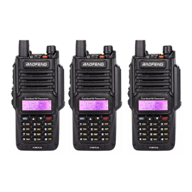 Pack X 3 Radio Movil Handy  Uv9r Plus Batería Recarg...