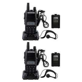 Kit X2 Radios Portátiles Handy Uv82 Doble Banda Vhf...