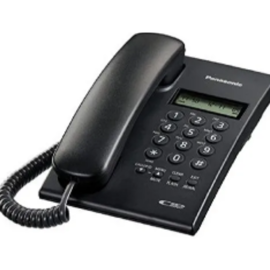 Teléfono De Mesa  Kxtsc60Sx Con Cable Negro