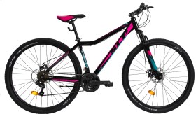 Bicicleta Mountain Bike LADY 5 Rodado 29 Negro Rosa SLP