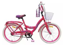 Bicicleta Rodado 20 Nena Con Canasto Y Timbre Color...