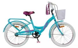 Bicicleta Rodado 20 Nena Con Canasto Y Timbre Color...