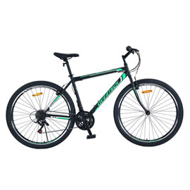 Bicicleta  Armada Q3 Acero Color Negro Verde Talle M