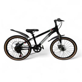 Bicicleta Mountain Bike Rodado 22  7 Velocidades Neg...