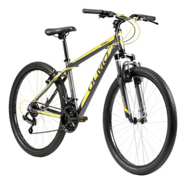 Bicicleta De Aluminio  Wish 260 R26 T16 Negro/Amaril...