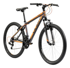 Bicicleta De Aluminio  Wish 260 R26 T16 Negro/Naranj...